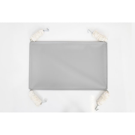 Steele Canvas Basket 6 BU Lift Platform Grey Vinyl w/4 Light Springs & A Hooks LP6VGRYL4CA